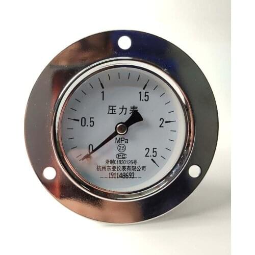 Y-60ZT pressure gauge 1.6/1mpa axial band edge air pressure hydraulic pressure negative pressure vacuum instrument