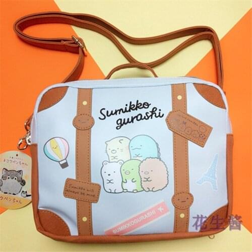 Sumikko Gurashi Cartoon PU Leather Hand Bag Cross-body Bag 22*8*18cm Nice Gift For Your Girlfriend
