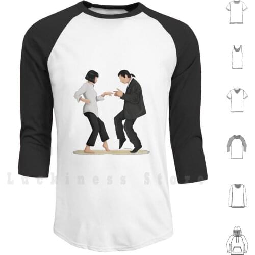 Pulp Fiction Twist Dance | Pop Culture Art Hoodie Long Sleeve Gift For Her Dancing Gift Dance Move Dance Pop Culture