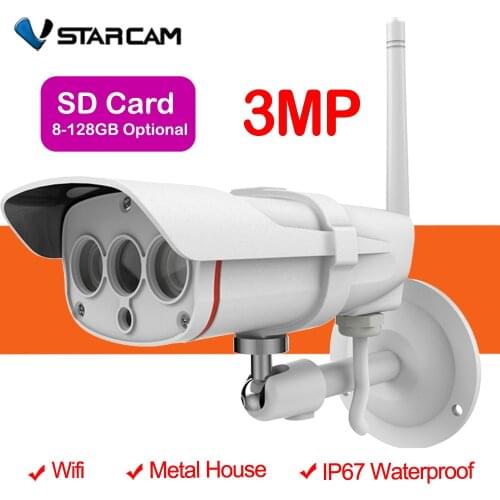 Vstarcam CCTV Camera Outdoor Wifi 1080P Wireless ONVIF Web Bullet Camera P2P IP67 Night vision Camera Eye4 IR-Cut SD Card Slot