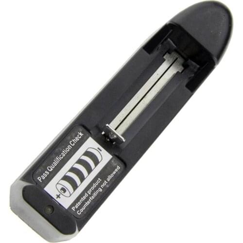 FandyFire 18650 Single-Slot Battery Charger - Black