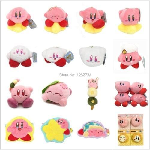 10/Lot Star Waddle Dee Doo Cherry Ice cream Cook Shoulder bag Brooch Badge Cartoon Plush Doll Toy