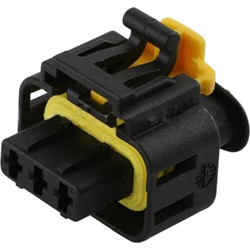 2/5/10/20/50/100sets 3pin plastic housing plug auto wiring harness sealed cable connector