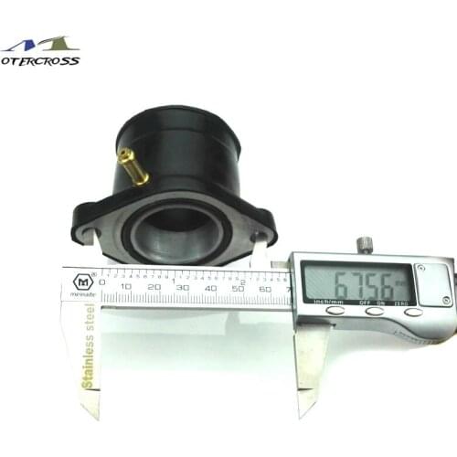 2PCS Motorcycle JIANSHE250 JS250 ATV INTAKE PIPE EURO STANDARD MANIFOLDS RUBBER