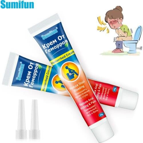20g Sumifun Herbal Hemorrhoids Cream Effective Treatment Internal Hemorrhoids Ointment Piles External Anal Fissure Plaster P1223