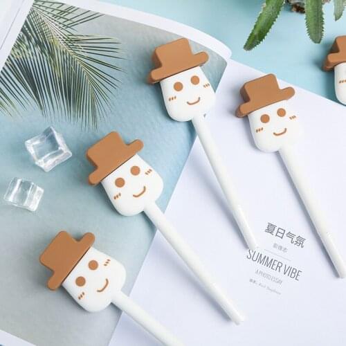 36pcs/set Ice Cream Gel Pen Popsicle Pen Student Stationery Wholesale Popsicle Gel Pen Icecream Pen for Kids