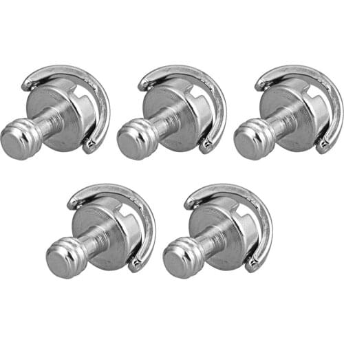 5/10Pcs 1/4"-20 D Shaft D-ring Mounting Screw Adapter Tripod Monopod Quick Release Plate Camera Fixing Screw Adapter Durable