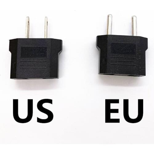 1PCS European US EU Plug Adapter American Japan China US To EU Euro Travel Power Adapter Plug Outlet Converter Socket