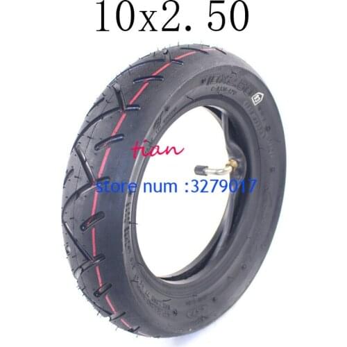Free Shipping CST10 Inch Pneumatic 10x2.50 Tire Fits Electric Scooter Balance Drive Bicycle Tyre Inflatable Tyre and Inner Tube