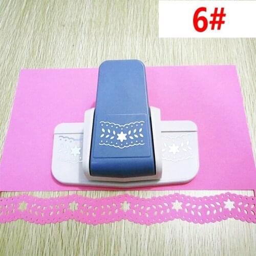 Big size Fancy border punch flower design embossing punch scrapbooking handmade edge device DIY paper cutter Craft gift 6