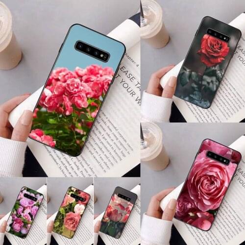 Rose Phone Case For Samsung Galaxy A50 A30 A71 A40 S10E A60 A50s A30s Note 8 9 S10 Plus S10 S20 S8