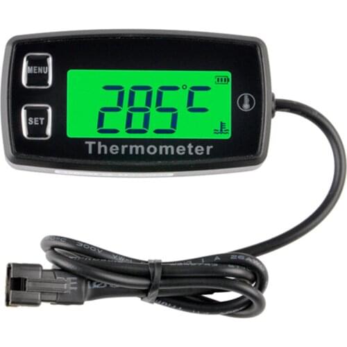 TM003A Digital Display Degree Theomometer -20 +300 Celsius Temp Meter For Gas Motorcycle Marine Boat Mower Dirt Quad Bike