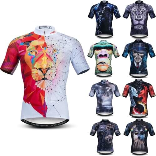 2020 Cycling Jersey Men Bike Jersey Cycle Wear Team Summer Short Sleeve Riding MTB Road Breathable Bicycle Shirts Clothing tops
