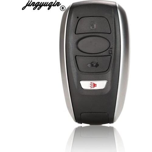 Jingyuqin Remote Car Key Case Shell For Legacy Subaru XV Forester Outback Subaru BRZ Key Cover Keyless Case
