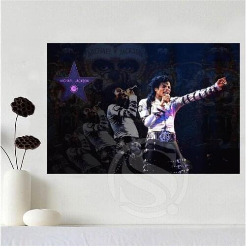 Custom canvas poster Art Michael Jackson poster Home Decoration cloth fabric wall poster print Silk Fabric Print SQ0604-P92