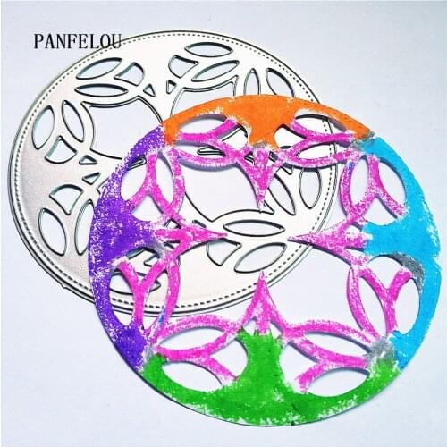 PANFELOU Halloween seedlings aperture metal craft paper die cutting dies Scrapbooking/DIY Hallowmas Embossing mould cards