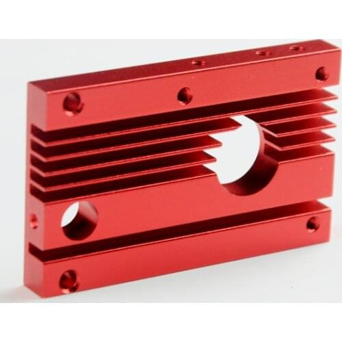 1pcs Wanhao 3D Printer parts Duplicator 9 D9 heat sink V1.3 (red), can matching BL Touch