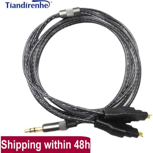 Headphone Replacement Cable for Sennheiser HD414 HD650 HD600 HD580 HD25 Earphone Headset Stereo Bass Upgrade Audio Cables