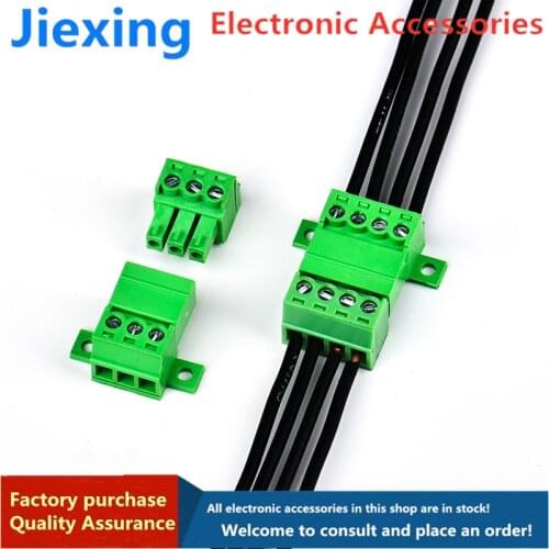 Air docking Solder-free docking plug-in terminal 15EDGRKC-3.81 2P-24P lock board docking