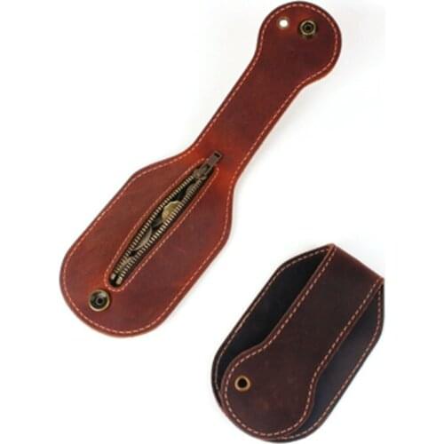 Outdoor Utility Self-Defense Multi-Tool Wallet Women Men Leather Coin Purse