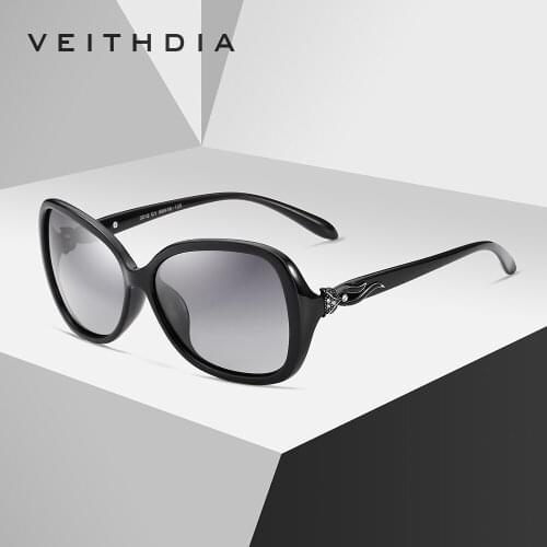 VEITHDIA 2020 Womens Sun glasses Polarized UV400 Gradient Lens Luxury Ladies Designer Sunglasses Eyewear For Women 3012