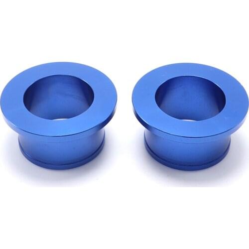 Motorcycle CNC Rear Wheel Hub Spacer For Yamaha YZ YZ250F YZ 250F 2009-2016 YZ250F YZ 250F 2009-2016 Blue Anodized 6061 Aluminum
