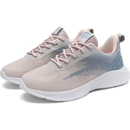 Womens Shoes New 2021 Breathable Sports Shoes Lightweight Running Shoes Casual Fashion Sneakers Lady Lace-up Footwear