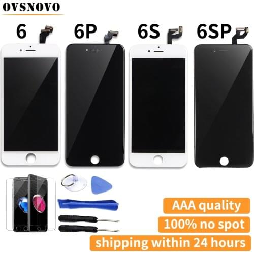 No Spot LCD ecran for iPhone 6 LCD Display Touch Screen Replacement For iPhone 5 6s plus Digitizer Assembly Tool&Tempered Glass