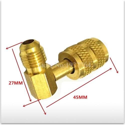 5PCS/lot new High Quality for Air conditioning fluorine joi R410A 1/4 SAE