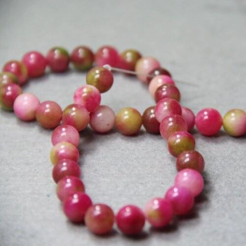 8mm Fashion Natural Multicolor Beads Round DIY Beads Stone For Necklace Bracelet 15inch Loose Jewelry Making Design Wholesale