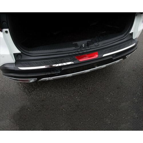 ABS Black Rear Bumper Protector Rear Bumper Sill Plate For Honda Vezel HR-V HRV 2014 2015 2016 2017 2018