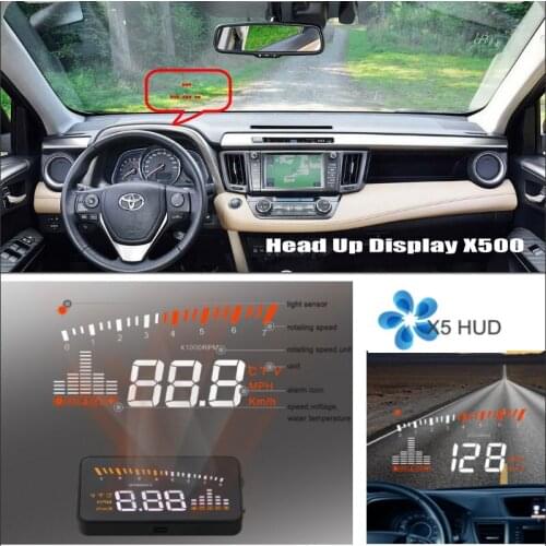 Car HUD Head Up Display For Toyota RAV4 RAV-4 2010-2017 2018 2019 AUTO HUD Safe Driving Screen Projector Refkecting Windshield