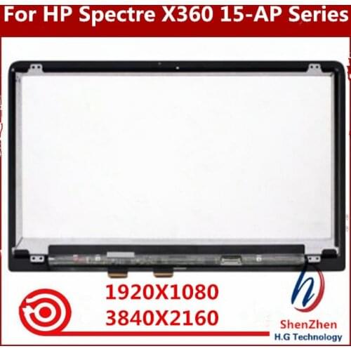 For HP Spectre X360 15-AP Series 15-AP012DX 15-AP063NR 7265NGW 15.6" LCD LED Touch Screen Digitizer Panel Display Assembly