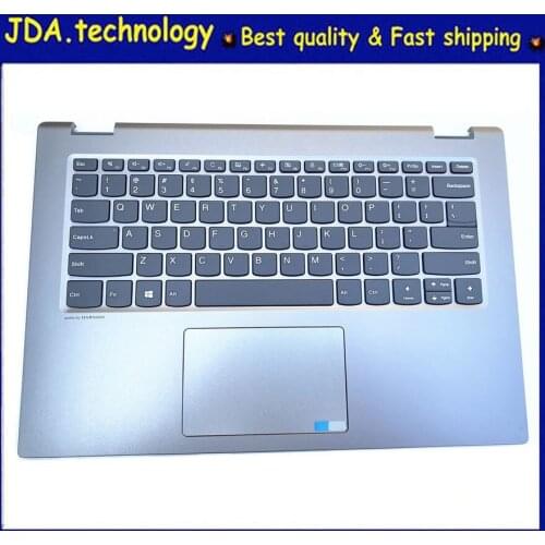 MEIARROW 96%New for Lenovo YOGA520-14 YOGA 520-14IKB 2in1-14 palmrest US keyboard Upper Cover Case Touchpad 5CB0Q28004