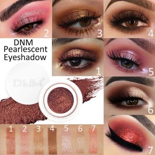 New Single Color Shimmer Eyeshadow Cream Long-lasting Waterproof Smudge-proof Glitter Eye Shadow Makeup Cosmetic