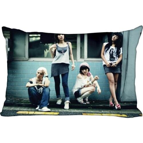 New Arrival Custom Brown Eyed Girls Satin Pillowcase 45x35cm (one side) Printed Zipper Pillow Cover Custom your image gift