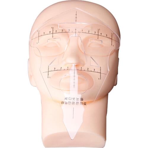 Otology face mask Plastic surgery face mask Wenxiu Facial mask Beauty measuring rule Five senses design face ruler