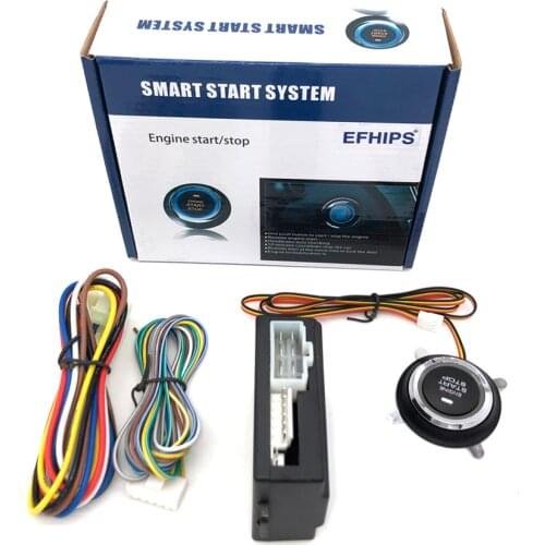 Easy to install push button start stop engine system remote start system for car alarms