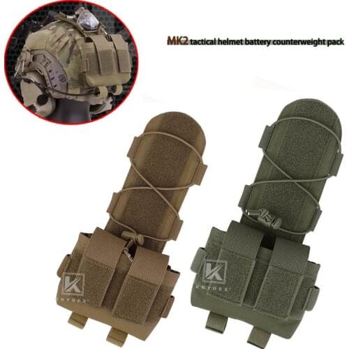 Counterweight Bag Helmet Accessories for Air Gun Hunting Outdoor Night Vision Battery Box MK2 Tactical Helmet Battery Bag