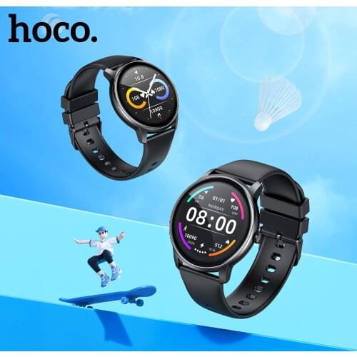 HOCO smart watch IP68 Waterproof Sport Men Women Bluetooth Smartwatch Fitness Tracker Heart Rate Monitor sleep monitoring