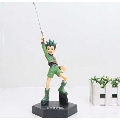 20cm Hunter X Hunter Gon Freecss Killua Zoldyck PVC Action Figure Toys Irumi Zorudikku Kurapika curarpikt Hisoka hyskoa Kulolo