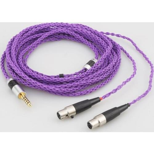 4.4MM Balanced HiFi Cable Compatible with Audeze LCD-2, LCD-3, LCD-4, LCD-X, LCD-XC Headphone and for Astell&Kern AK240 AK380
