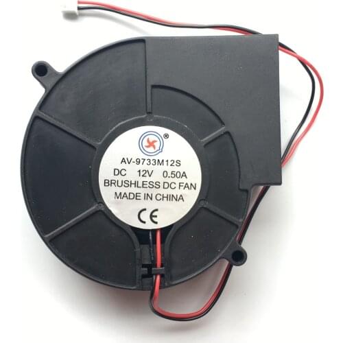 4 pcs x Brushless DC Cooling Blower Fan 9733 12V / 24V 9733s 2pin