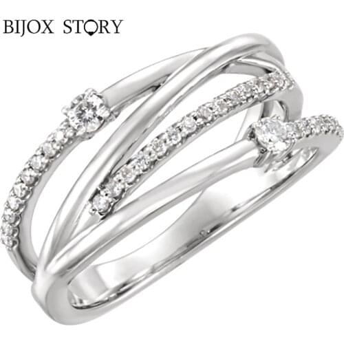 BIJOX STORY Women's Silver Rings