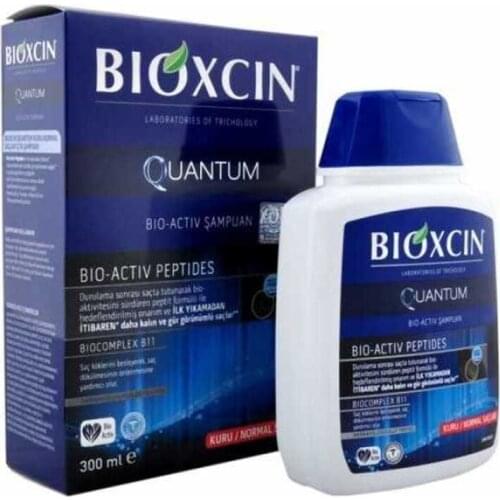 BIOXCIN Quantum Shampoo 300 ml Oily Hair Herbal Treatment Double Effect Moisturizing Nourishing Oil Control Sebum Control