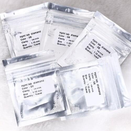 Round 1.15mm DEF Color VS Clarity Loose Lab Grown HPHT Diamond for Jewelry Making