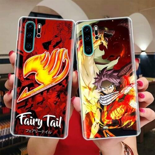 Fairy Tail Anime Silicon Phone Case For Huawei Honor 10 9 20 Lite Y5 Y6 Y7 Y9 9X 8X 8S 8A 7X 7A 7S Pro + 10i20i Coque