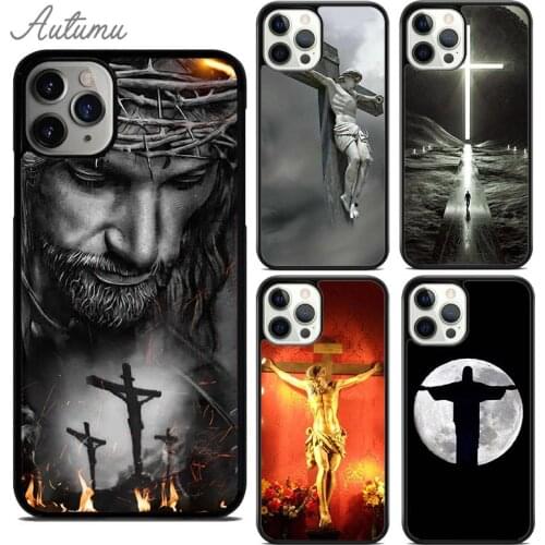 God Jesus Christ Christian Phone Case for iPhone 11 12 Pro Max mini X XR XS SE 2020 5 6S 7 8 Plus Samsung Galaxy S8 S9 S10 Cover