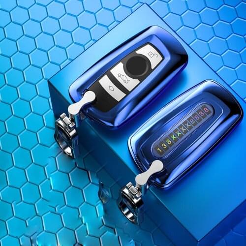 2020 Soft TPU Car Key Case Cover Shell For BMW 520 525 f30 f10 F18 118i 320i 1 3 5 7 Series X3 X4 M3 M4 M5 with Car number plate