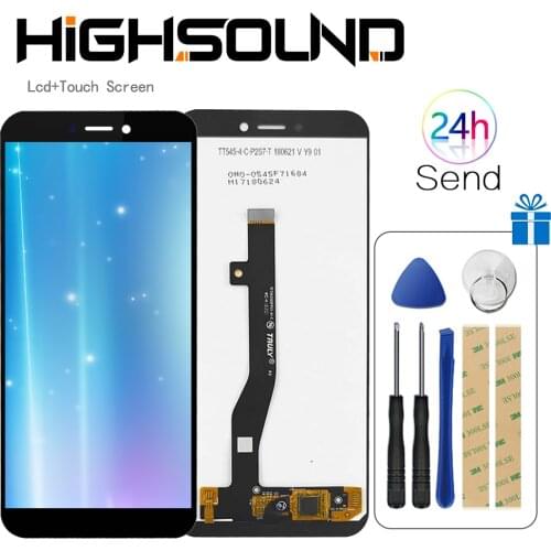 Black 5.5''For Oukitel WP5 LCD Display+Touch Screen Screen Digitizer Assembly Repair Parts+Tools +Adhesive LCD Glass Panel